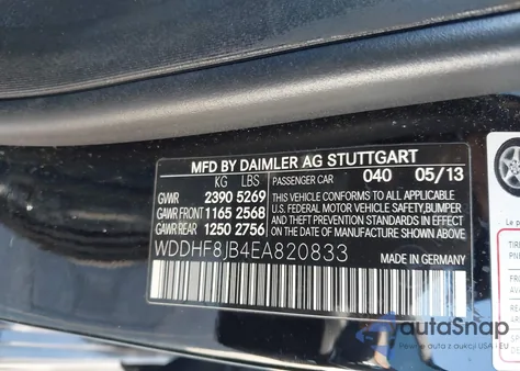 2014 Mercedes-Benz E 350 4Matic z USA, uszkodzony, nr VIN WDDHF8JB4EA820833